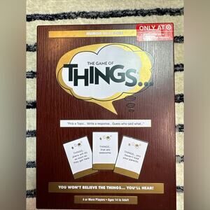 New The Game of Things Exclusive Edition Cherry Color Storage Box FACTORY SEALED